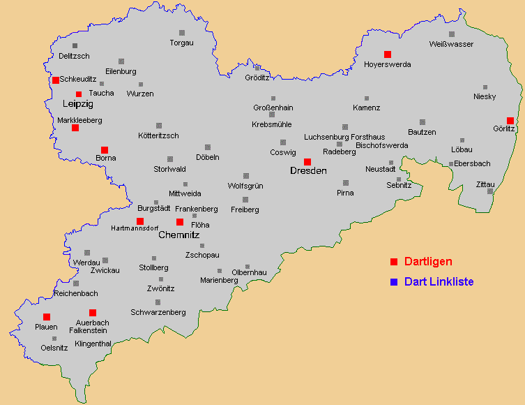 Dartsport und Darliga in Sachsen